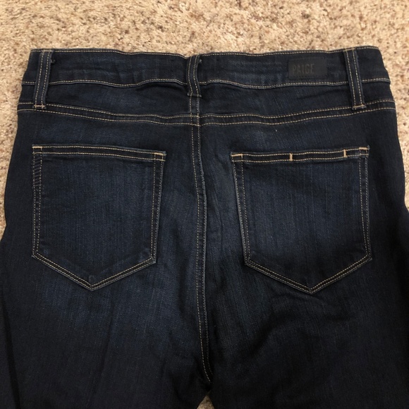 Paige High Rise Manhattan Boot Cut Jeans - Picture 5 of 6